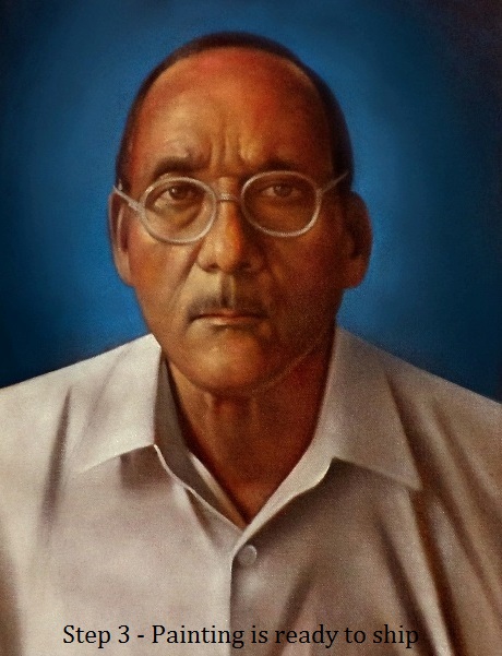 Handmade painting from photo